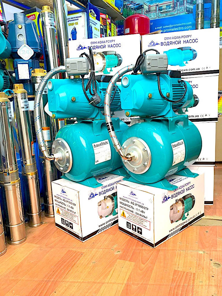 

3.6 м3/ч 5 Bar 1100 Вт Weiss Aqua Jet 100L 24л насосная станция центробежная для воды, полива, дома