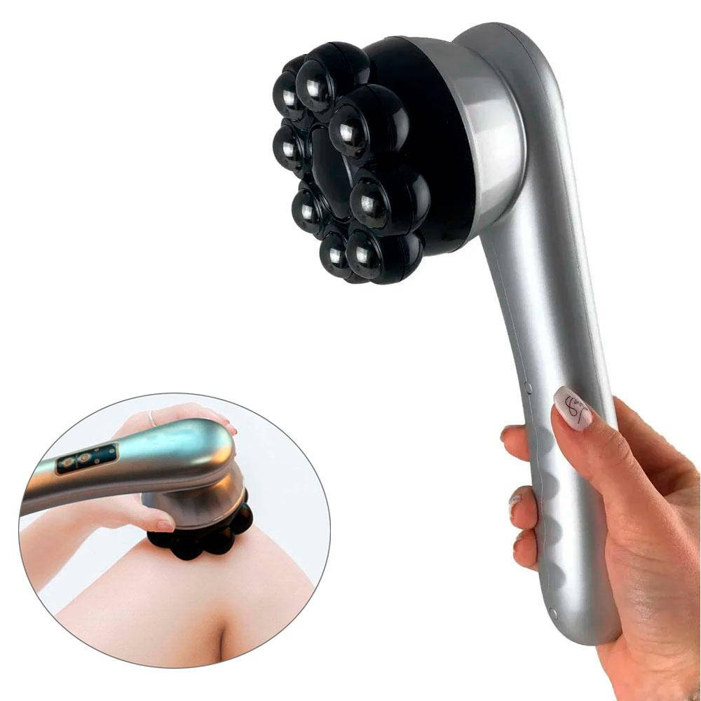 

Ручной Вибромассажер антицеллюлитный Magnetic Heat Massager с подогревом для всего тела