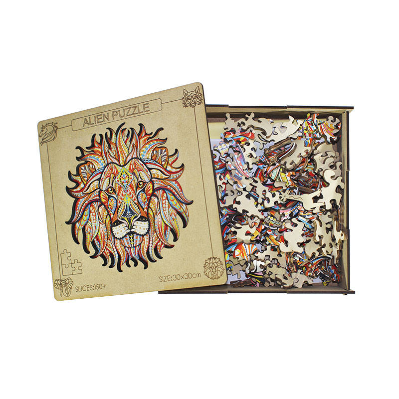 

Деревянный пазл Lesko QJ-269 Lion Alien Puzzle