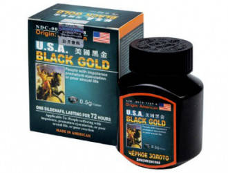 

Таблетки для повышения потенции у мужчин "Black Gold" Чёрное золото, 16 шт.