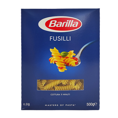 

Макарони Барілла №98 Сверла Barilla Fusill 500g 30шт/ящ (Код : 00-00003667)