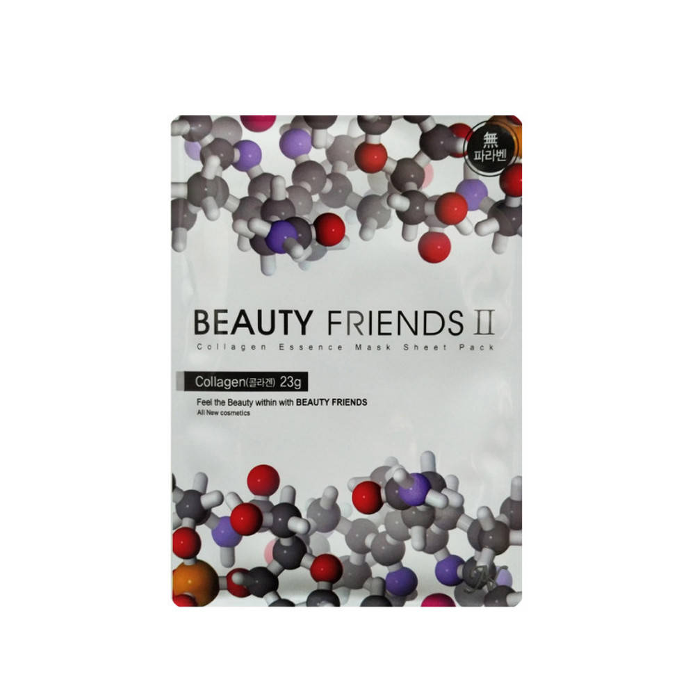 

Маска для лица ткань Коллаген Beauty Friends