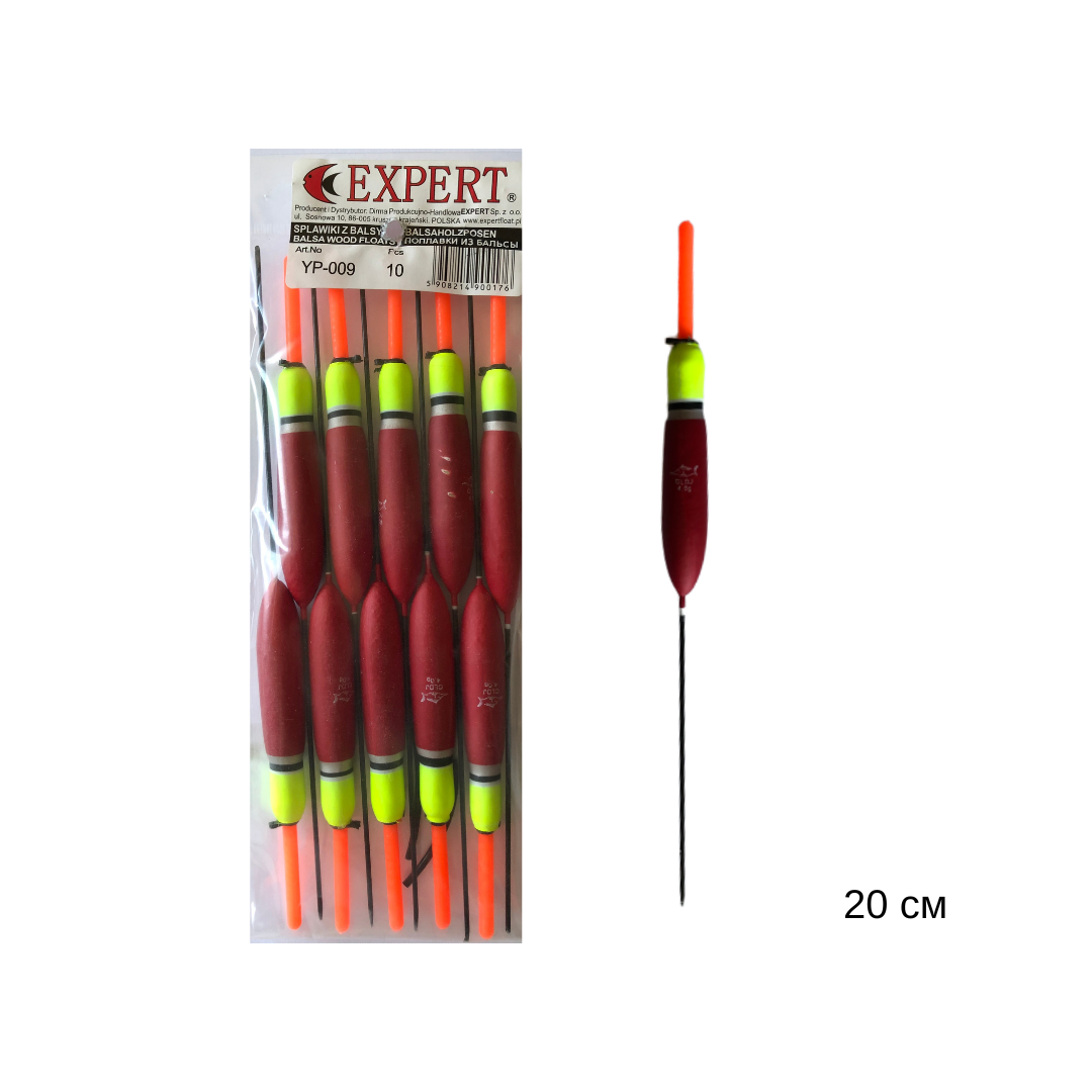 

Поплавок EXPERT Бальза YP-009 4,0г (10шт в уп)