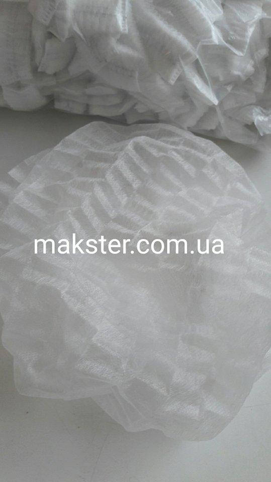 

Шапочка одноразовая гармошка белая, Белый