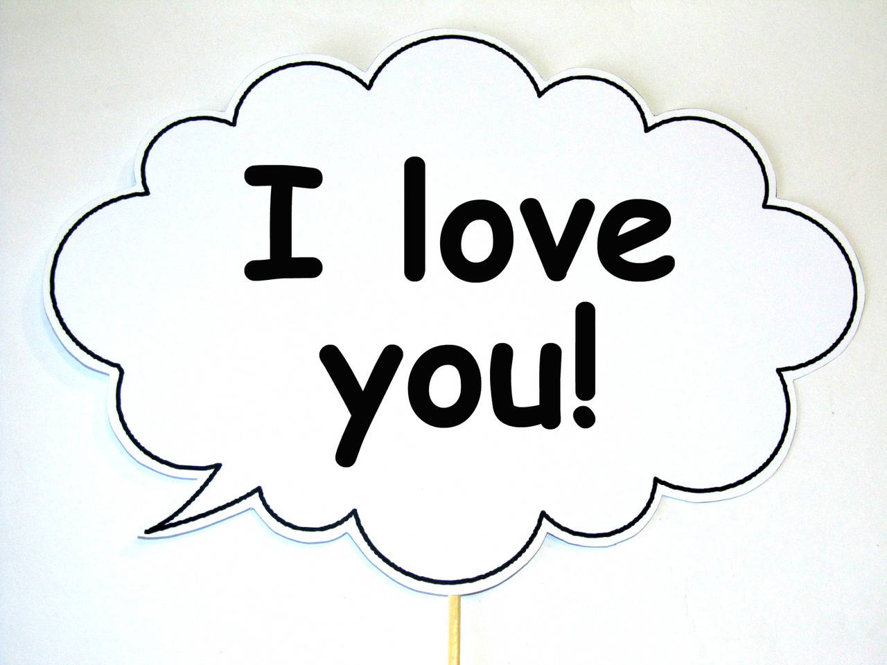 

Топ! Картонная Табличка I love you 30х20 см для Молодоженов, №39