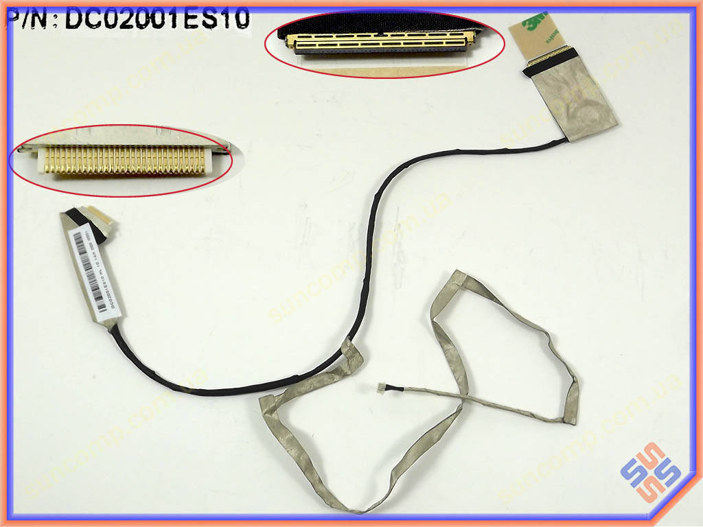 

Шлейф матрицы для LENOVO G580, G585 (DC02001ES10). Для дискретной видеокарты.