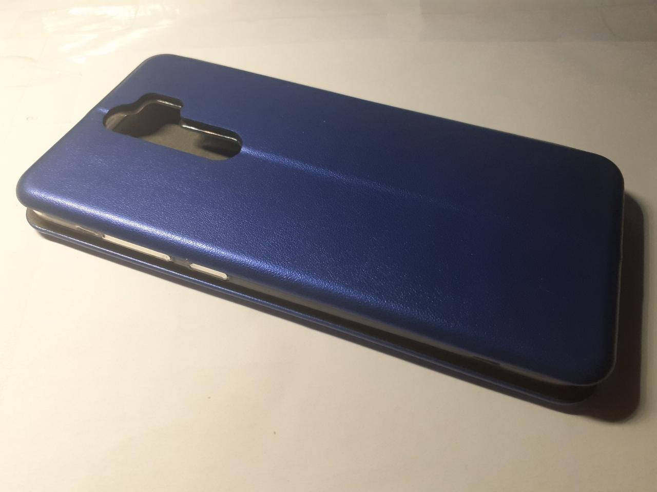 

Чехол книжка Xiaomi Redmi Note 8 Pro синий \ Чехол книжка для Xiaomi Redmi Note 8 Pro синий (книга на магните)