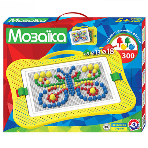 

Мозаика для детей Бабочка 300 деталей Техн.2100