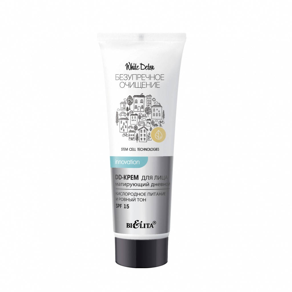 

DD-крем для лица матирующий дневной "Кислородное питание и ровный тон" SPF 15 White Detox