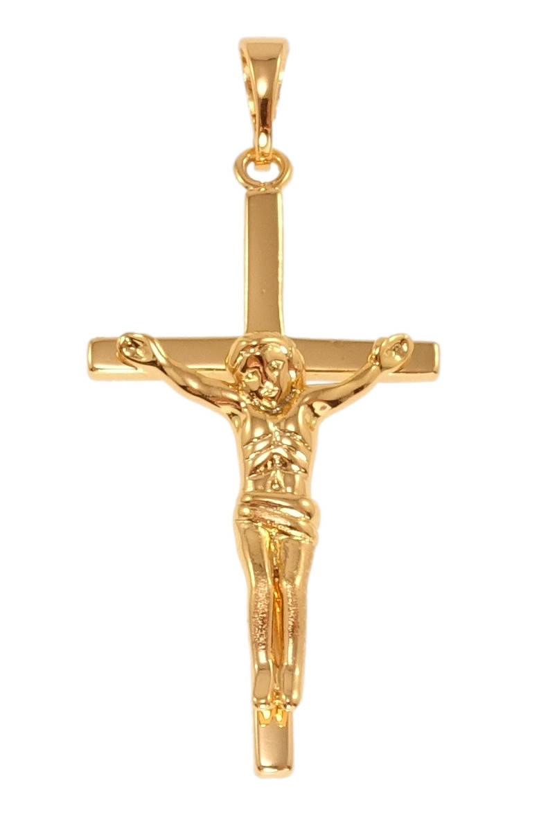 

Кулон Xuping Позолота 18K "Крест с Распятием"