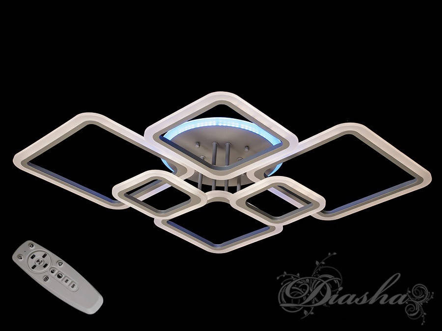 

Потолочная люстра с диммером A8160/6GR LED 3color dimmer