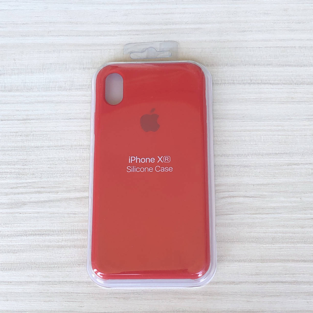

Силиконовый чехол для iPhone XR, красный, silicone case red