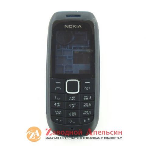 

Nokia 1616 корпус полный клавиатура, Черный
