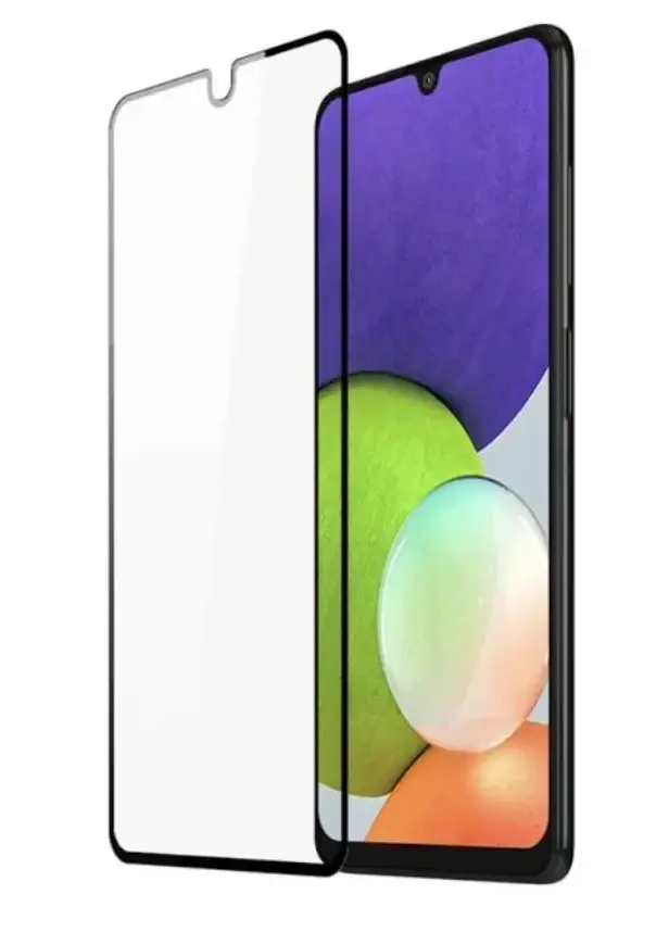 

Защитное стекло для телефона Samsung M22 \ Защитное стекло для телефона Самсунг М22 (полная поклейка), Черный