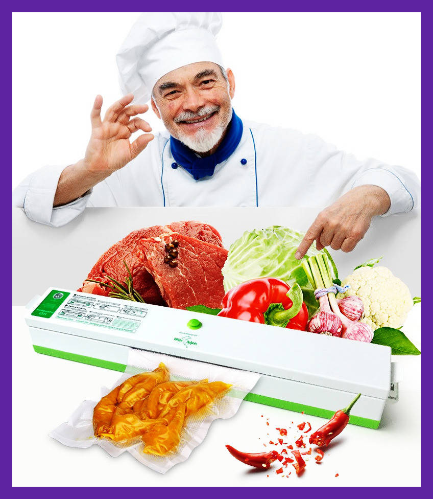 

Прибор для вакуумной упаковки продуктов FRESHPACK PRO вакууматор HQ-1 длительного хранения.