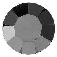 

Пришивные стразы в цапах Preciosa (Чехия) ss29 Jet Hematite/серебро, Черный