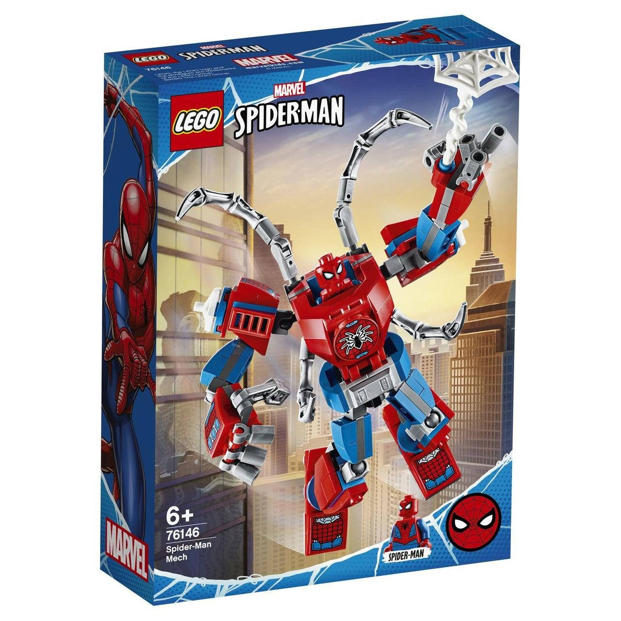 

LEGO ЛЕГО Marvel Super Heroes Человек-паук: трансформер 76146