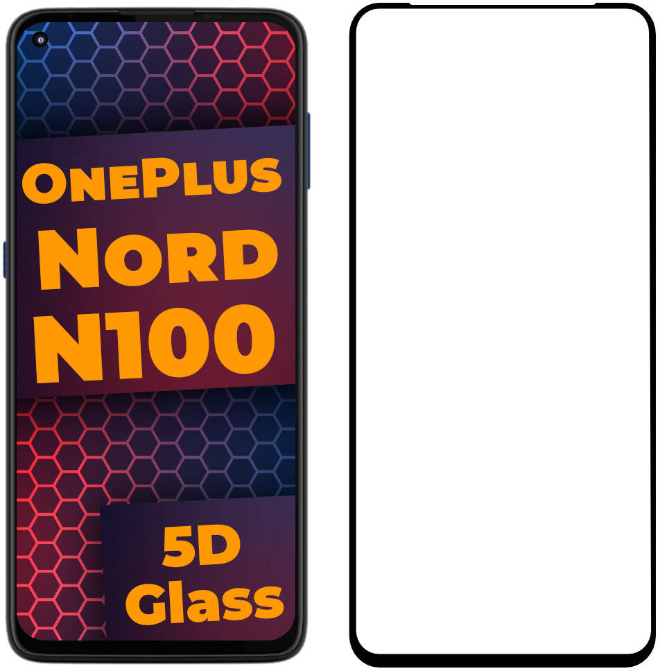 

5D стекло OnePlus Nord N100 (Защитное Full Glue)