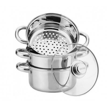 

Пароварка трех ярусная KingHoff KH-3321 20 см 3,1 л