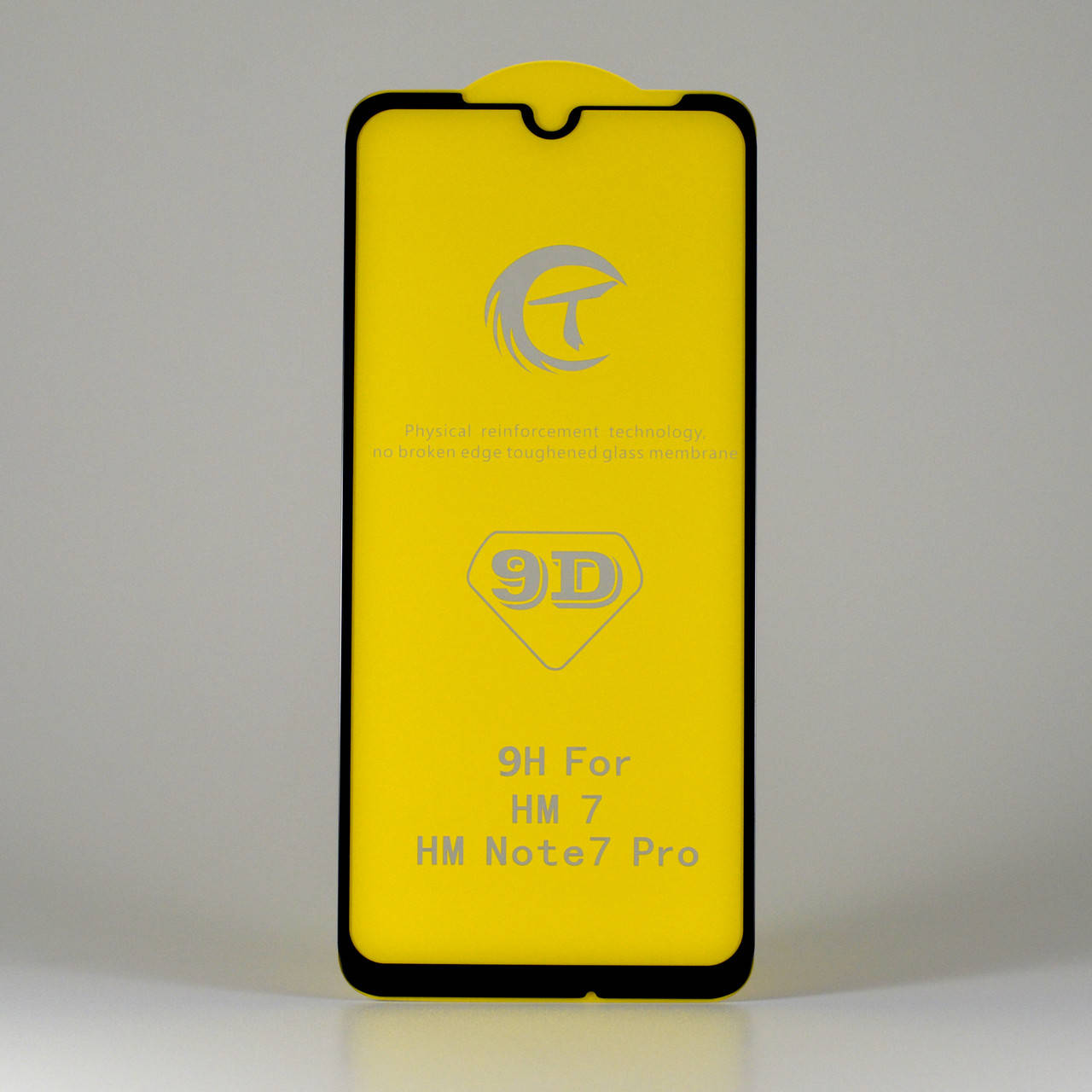 

Защитное премиум стекло на Xiaomi Redmi Note 7 клей по всей поверхности, Черный