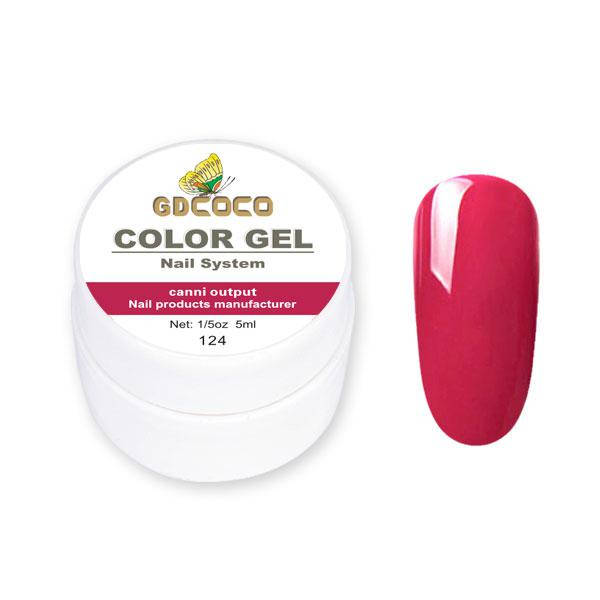 

Гель-краска GDСосо Color Gel 124 Красная смородина 5 ml
