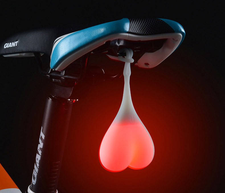 

Габаритный велосипедный фонарь Bike Balls задний яйца для велосипеда Красный