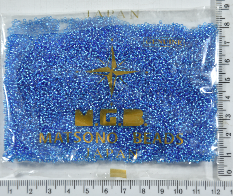 

Бисер №15 "MATSUNO"-Япония(50гр) нас.голуб уп=1шт