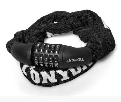 

Велосипедный кодовый замок Tonyon TY732 Цепь противоугонная