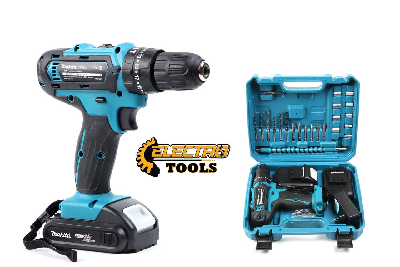 

Аккумуляторный ударный шуруповерт Макита(Makita)550DWE,24V/5ah,