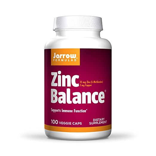 

Jarrow Formulas, Zinc Balance, 100 вегетарианских капсул