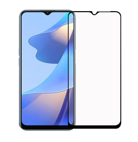 

Защитное стекло для OPPO A16 (на оппо а16) черный