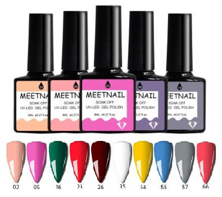 

Набор 10шт гель лаков MEETNAIL для маникюра и педикюра
