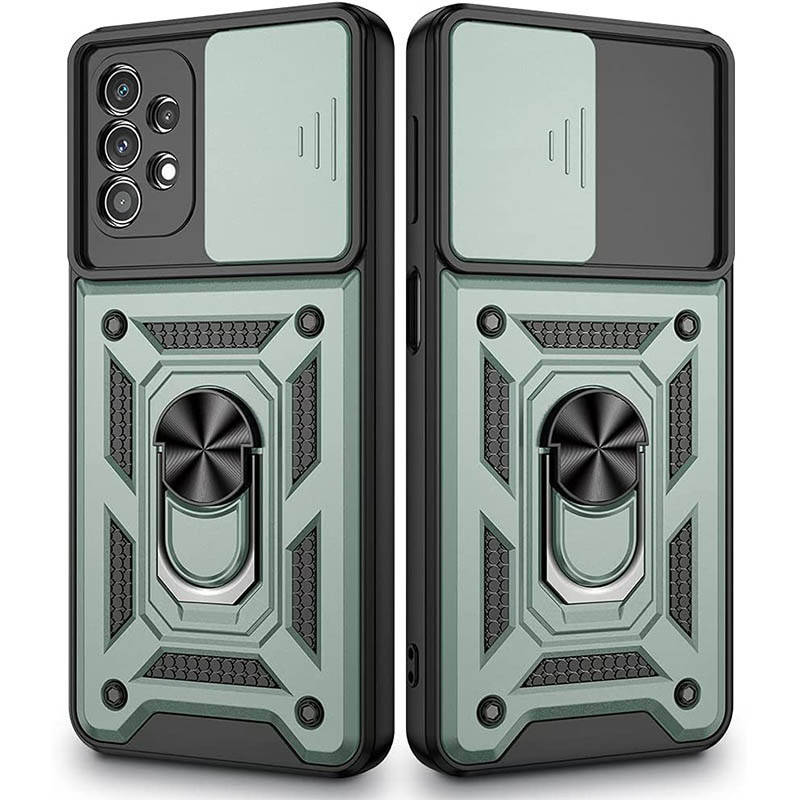 

Ударопрочный чехол Camshield Serge Ring for Magnet для Samsung Galaxy A32 4G, Зелёный
