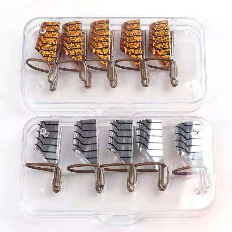 

Формы для наращивания ногтей нижние многоразовые, 5 штук в упаковке