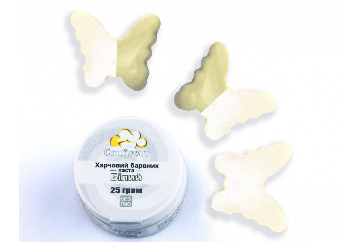 

Барвник гелевий паста Confiseur Білий