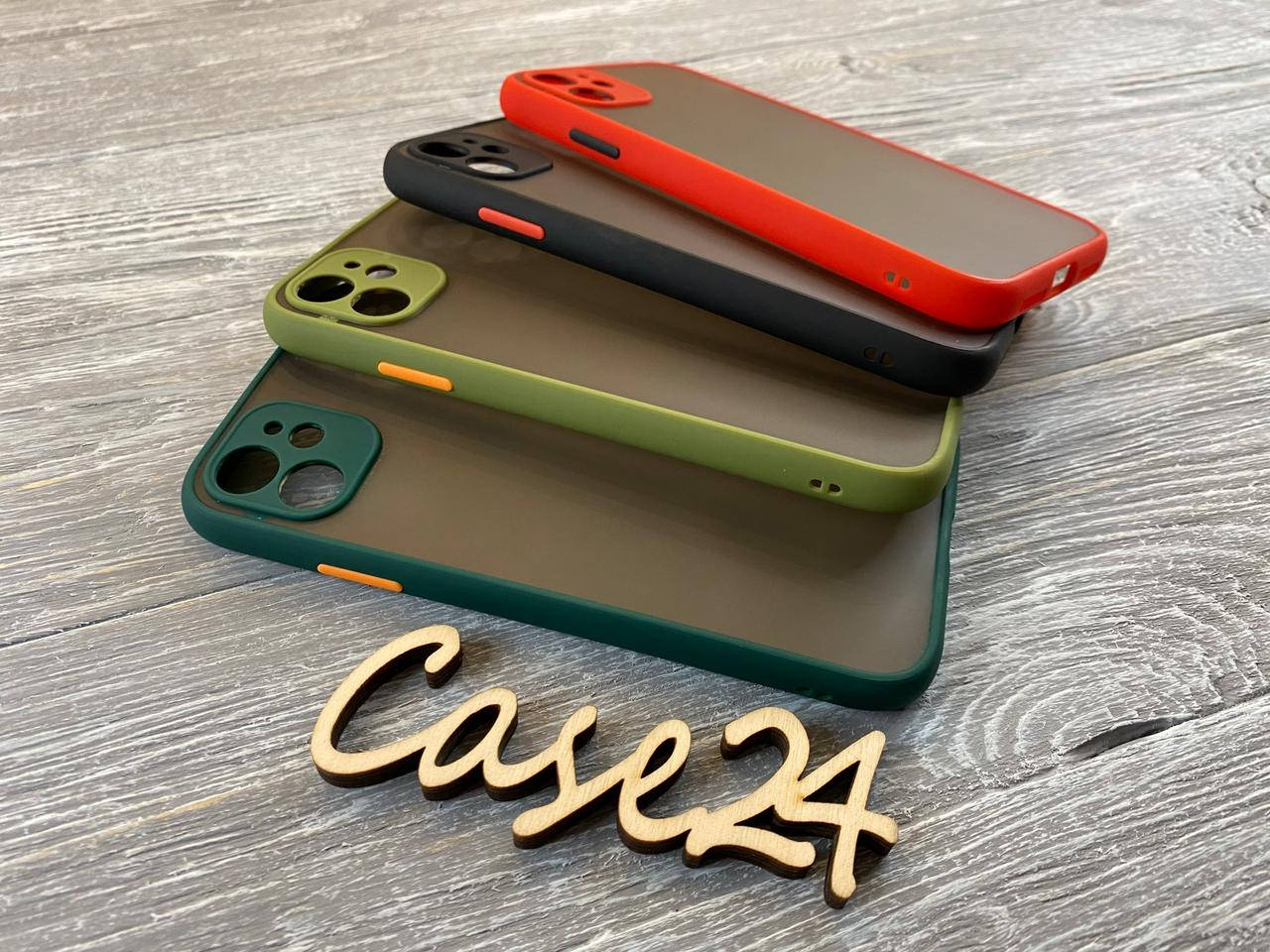 

TPU чехол Matte Color Case (TPU) на iPhone 11 (4 цвета), Разные цвета