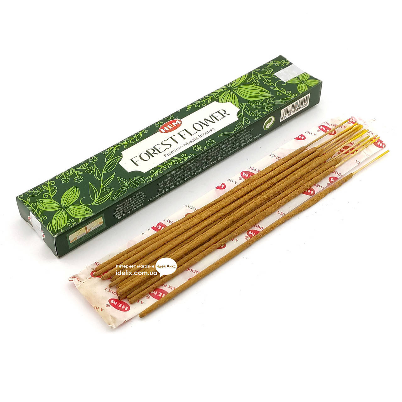 

Благовоние Forest Flower HEM 15 грамм. Аромапалочки Лесной цветок (31172K)