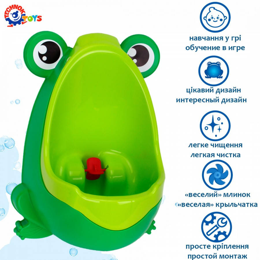 

Пісуар дитячий ТехноК 6870 "Жабка"