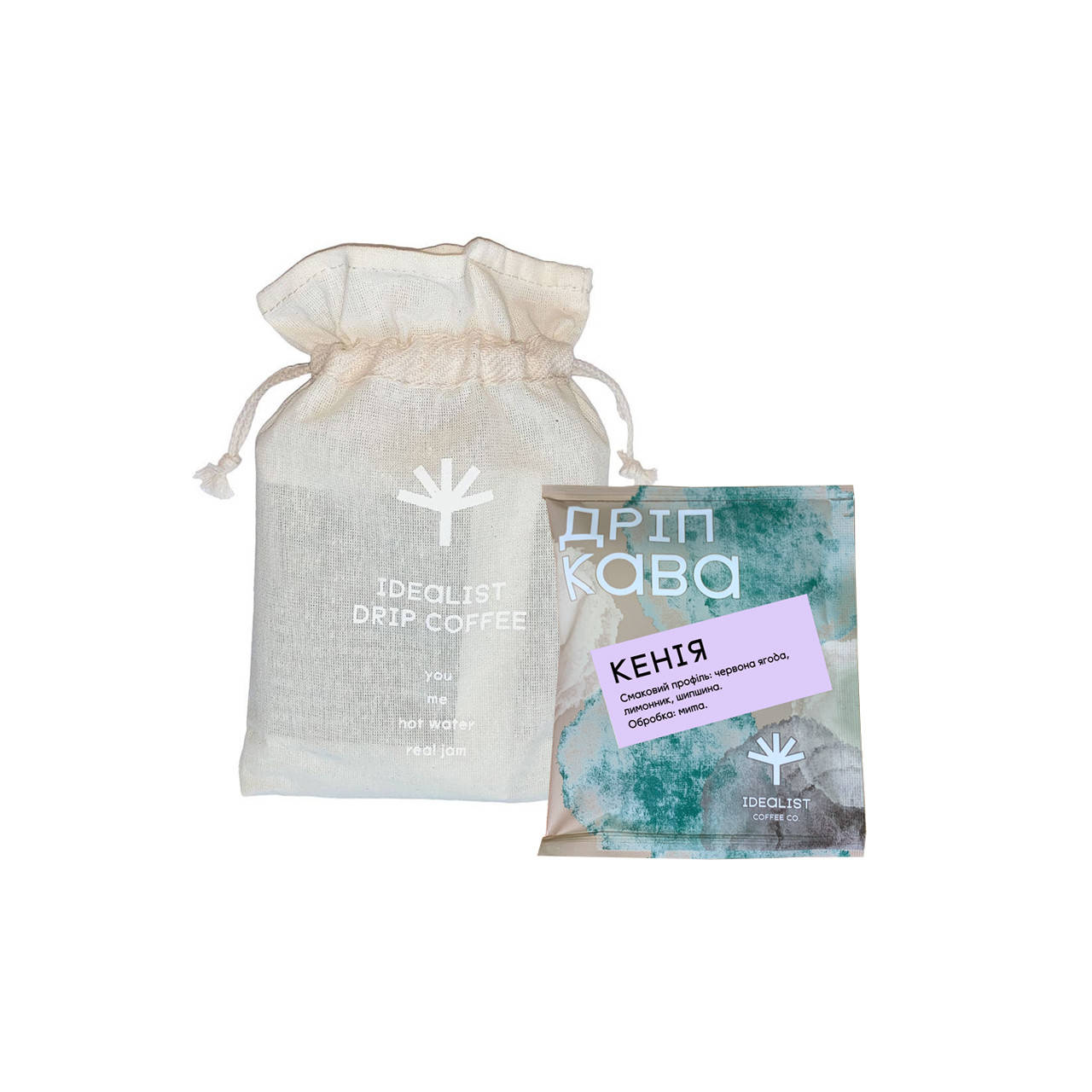 

Кофе молотый Дрип пакет IDEALIST COFFEE CO Кения 7*12г