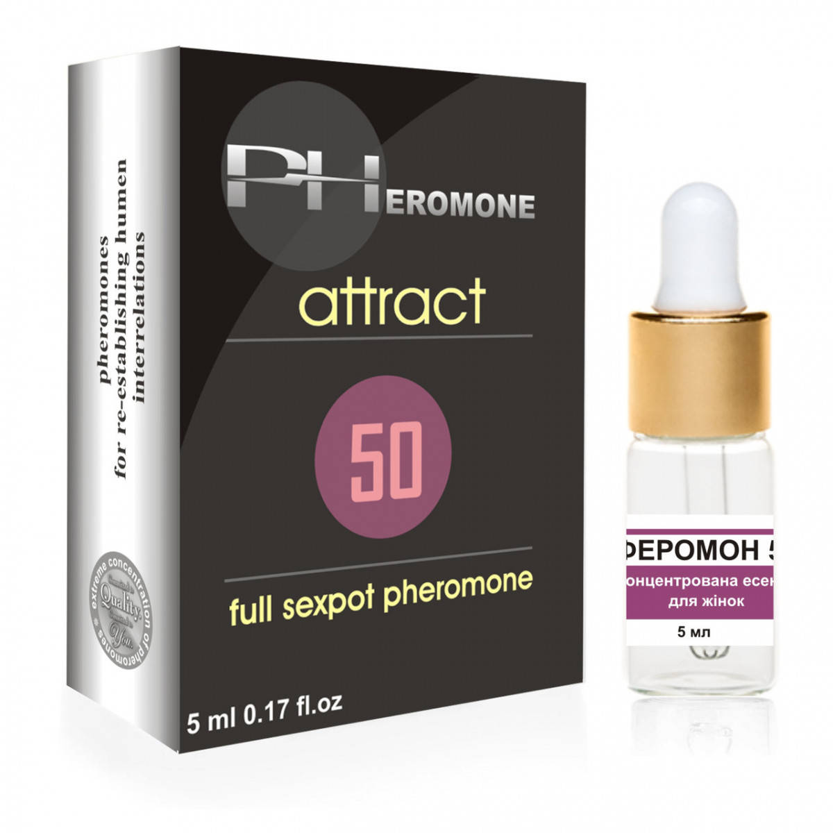 

Женские духи с феромонамиPheromon 50 для женщин 89784 5мл