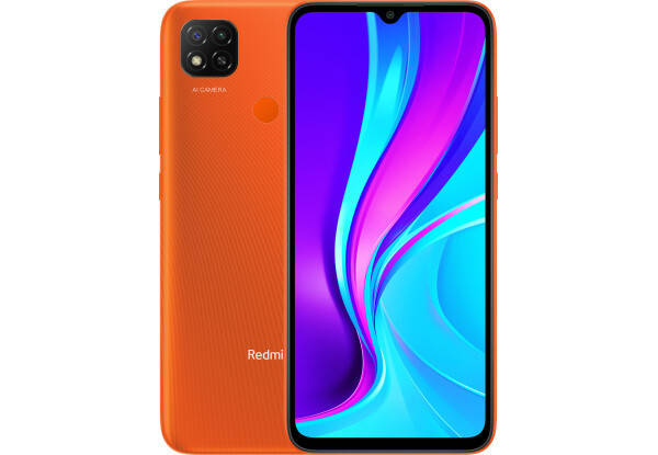 

Мощный смартфон Xiaomi Redmi 9C 3/64Gb orange Global Version надежный сенсорный мобильный телефон, Оранжевый