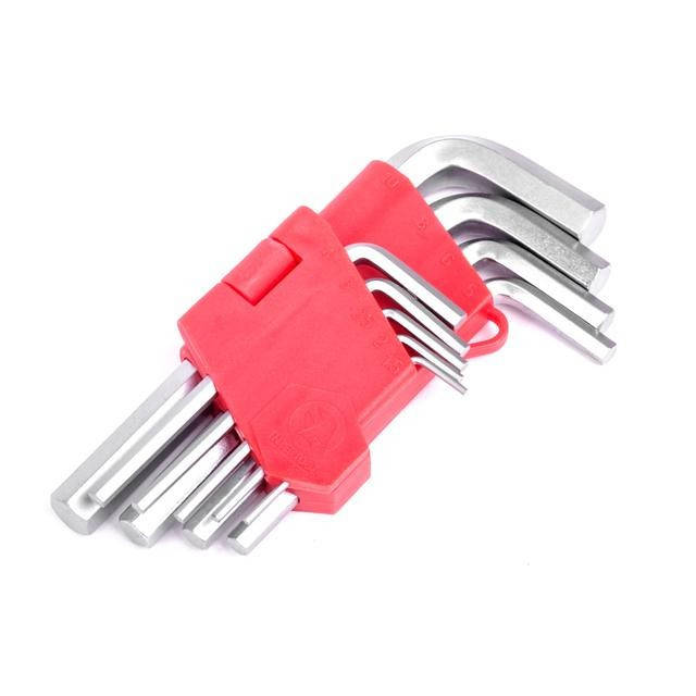 

Ключи торцевые 6-гранные Intertool 1.5-10мм 9шт CrV HT-0601