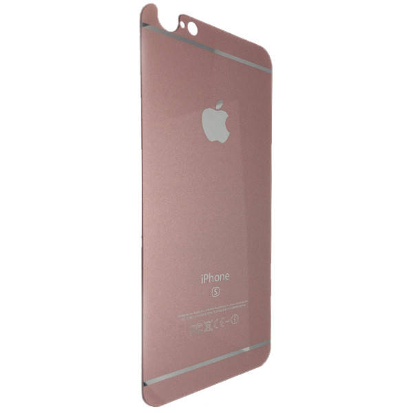 

Защитное стекло for Apple iPhone 6S глянец back pink