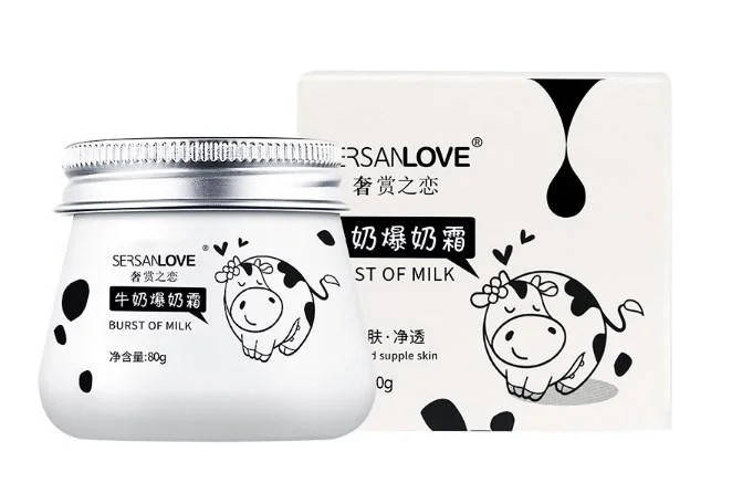 

Увлажняющий крем для лица SERSANLOVE Burst Of Milk с протеинами молока 80 гр