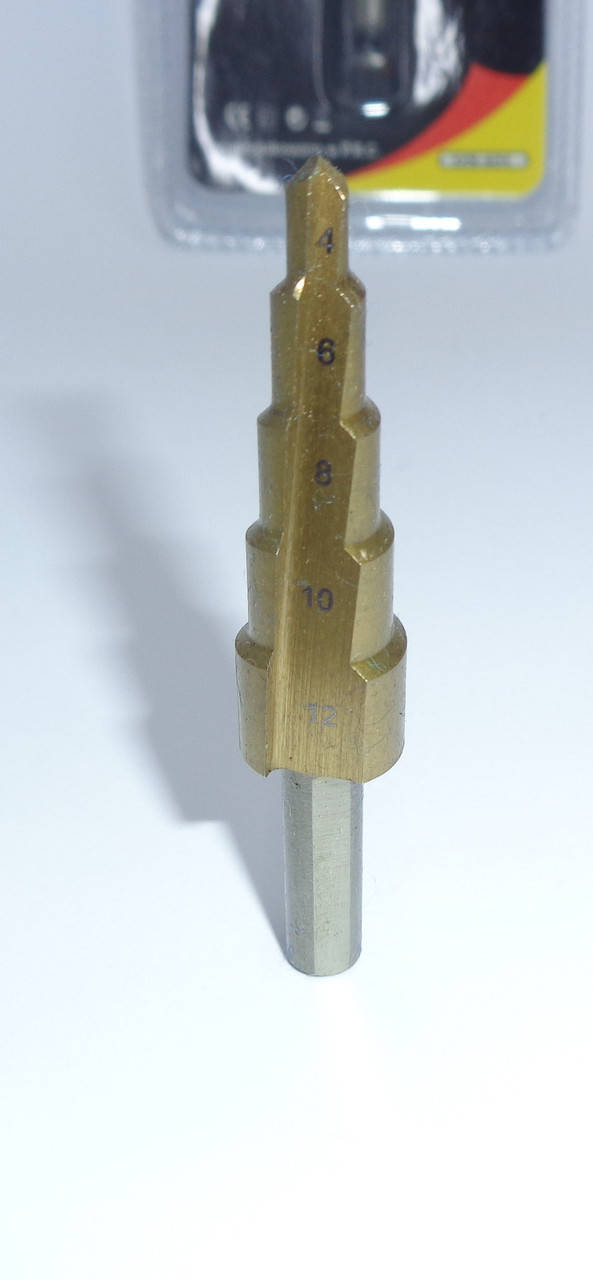 

Сверло ступенчатое по металлу 4-12 мм