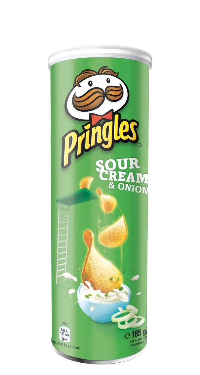 

Чіпси Pringles Вершковий крем та цибуля