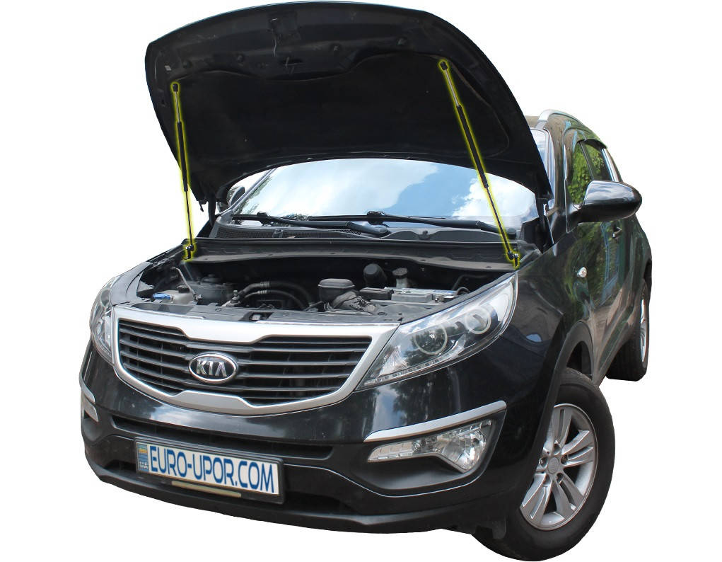 

Амортизаторы капота ( Газовый упор капота ) для KIA Sportage 3 SL / КИА Спортейдж 3 (2010-2016)