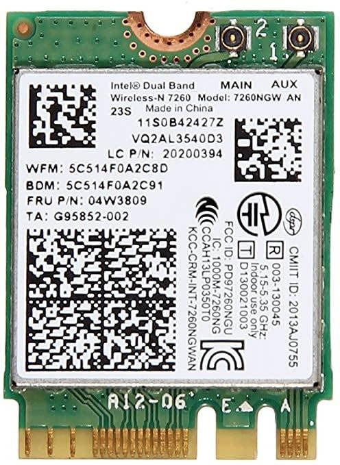 

Адаптер WiFi, знятий з ноутбука 7260NGW AN