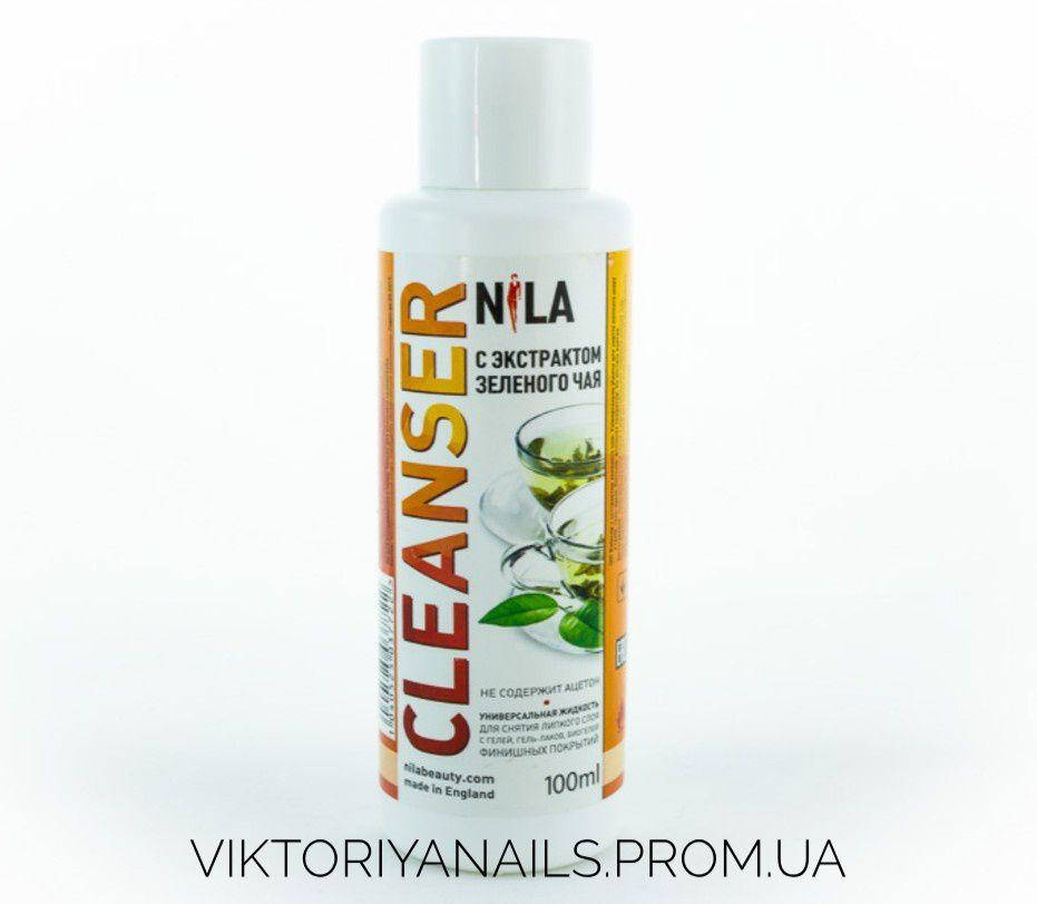 

Nila Cleanser, средство для снятия липкого (дисперсионного) слоя, зелёный чай, 100мл