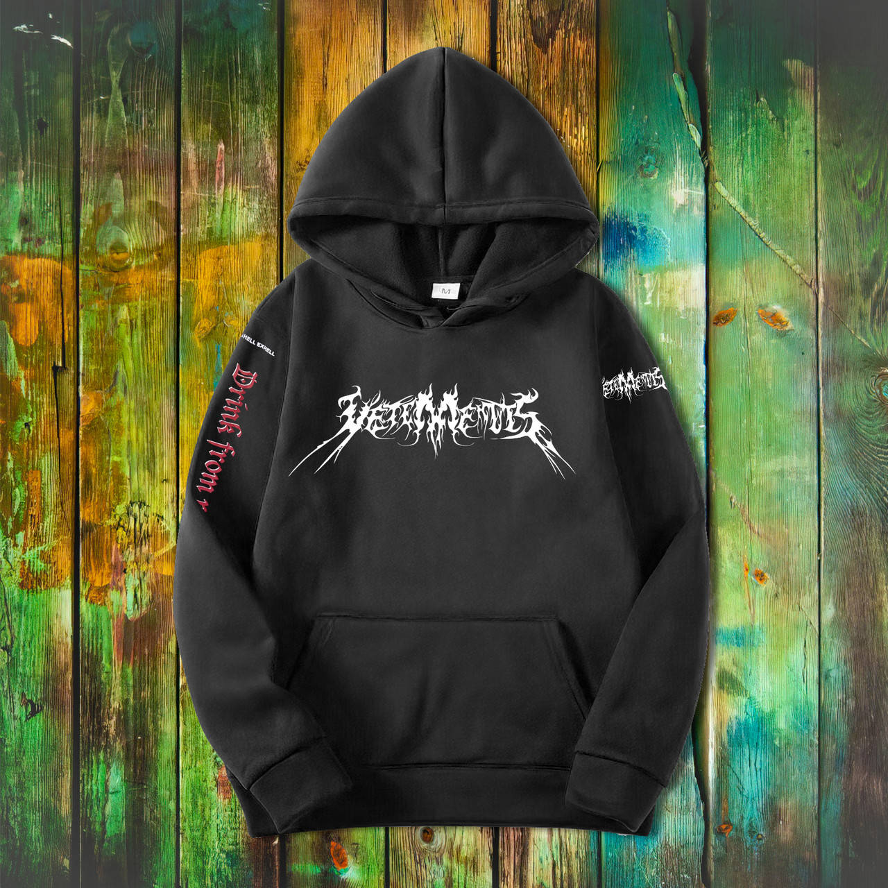 

Худи Vetements черная толстовка Total Fucking Darkness M, Черный